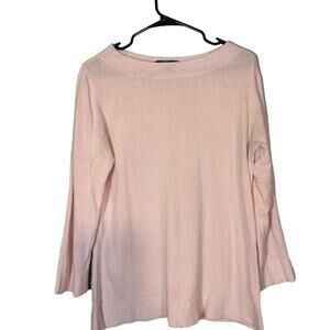 Karen Scott Women’s Blush Pink Long Sleeve Pullover Knit Sweater Size XL